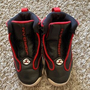 Black and red Jordan’s